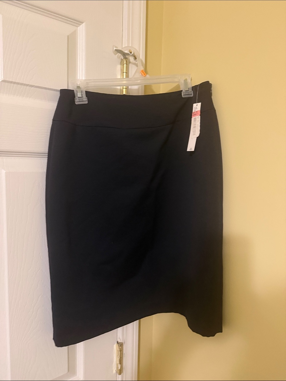 Alex Marie Navy Pencil Skirt - Sleek Workwear